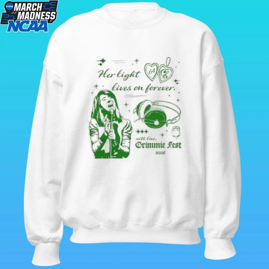 Christina Grimmie Fest Her Light Lives In Forever Shirt