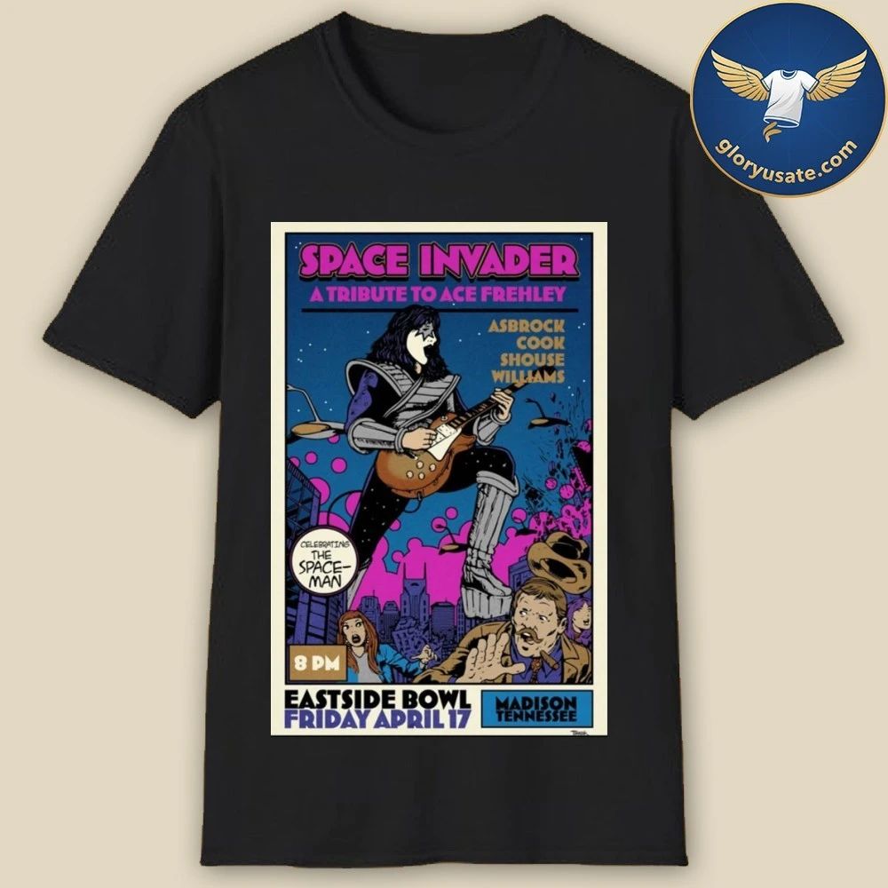 Jeremy Asbrock Ryan Spencer Cook April 17 2026 Eastside Bowl Nashville TN Tour Poster Shirt