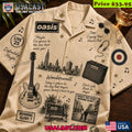 Oasis Band Wonderwall Vintage Hawaiian Shirt