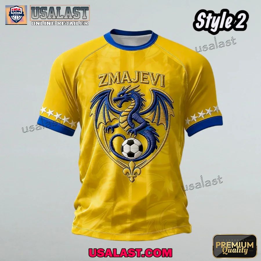 Bosno ZMAJEVI Football Lover Printed T-shirt