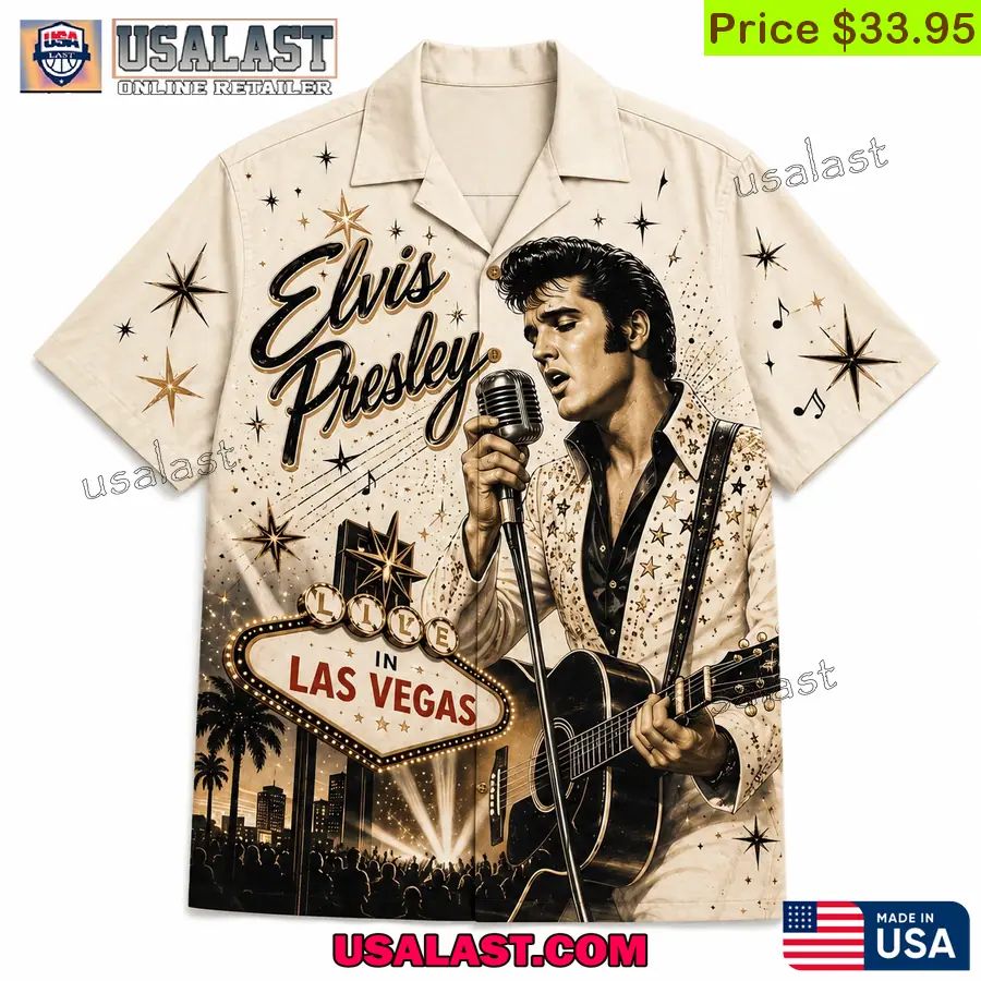 Elvis Presley Shake The Night Rock The Dream Hawaiian Shirt