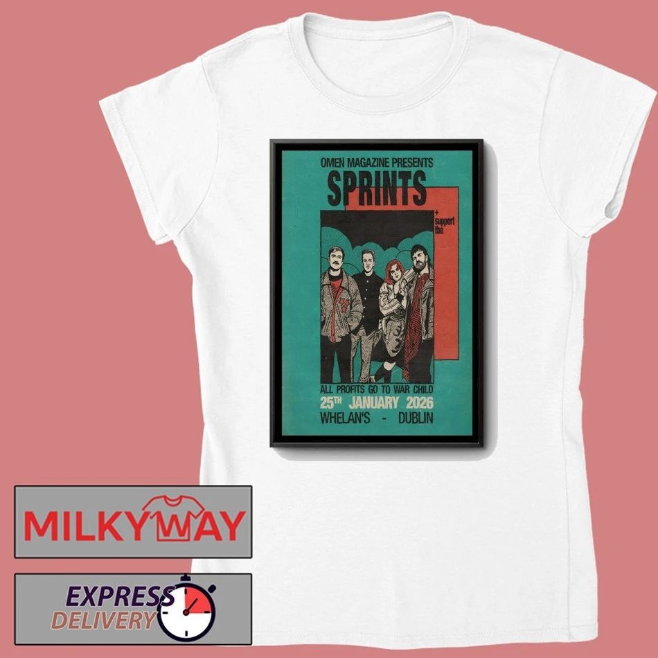 Sprints Jan 25 2026 In Dublin Ireland Poster shirt