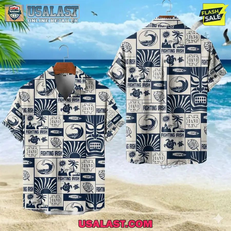 Notre Dame Fighting Irish Button Hawaiian Shirt 2026