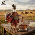 Bison Spirit Buffalo Trace 250 Anniversary Bottle And Glass Set