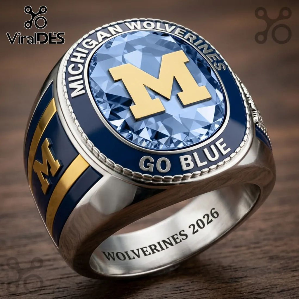 Michigan Wolverines Go Blue 2026 Commemorative Ring
