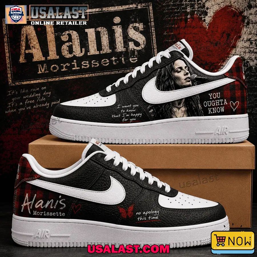 Alanis Morissette You Oughta Know Air Force 1 Sneaker Shoes