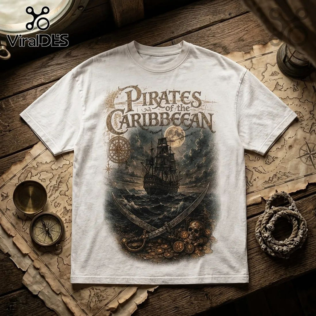Pirates of the Caribbean Nautical Cotton T-Shirt
