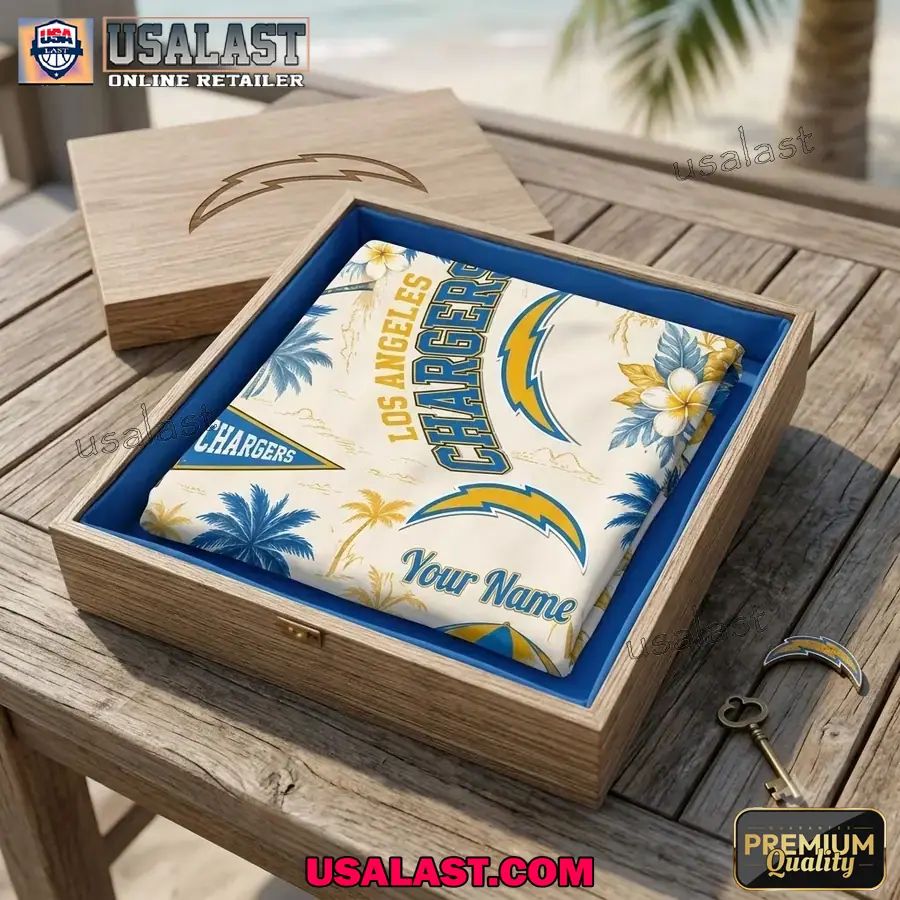 Los Angeles Chargers Summer Vibes Custom Hawaiian Shirt