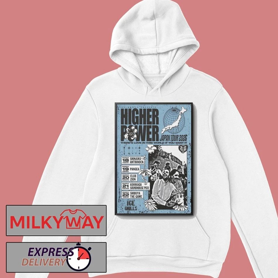 Higher Power Japan Tour 2026 Poster shirt