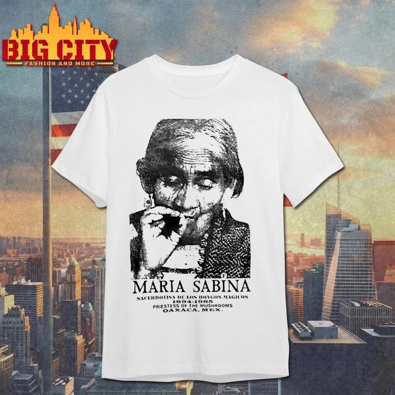 Yoongi Wearing Maria Sabina 1894 1985 Priestess Of The Mushrooms Shirt