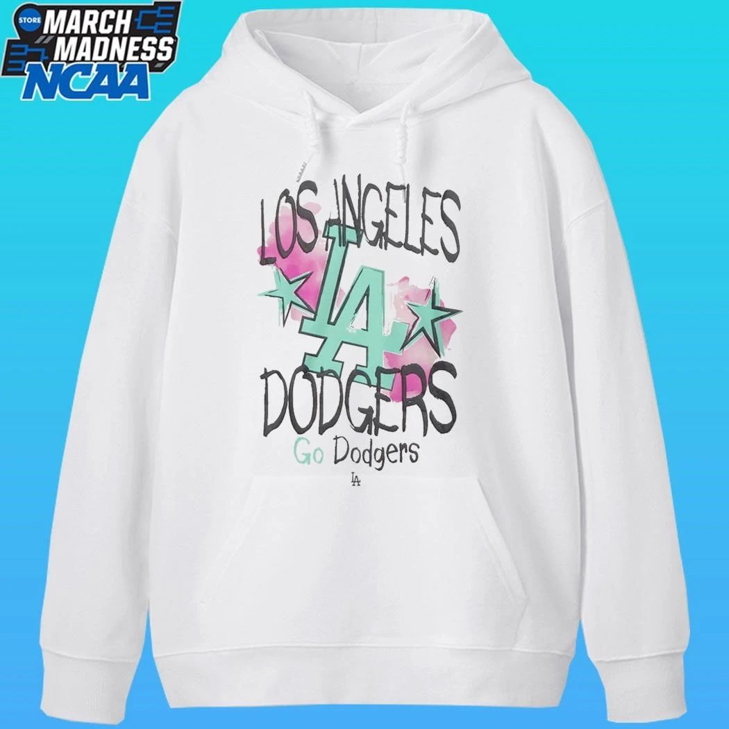 New Era Los Angeles Dodgers Go Dodgers Watercolor Shirt