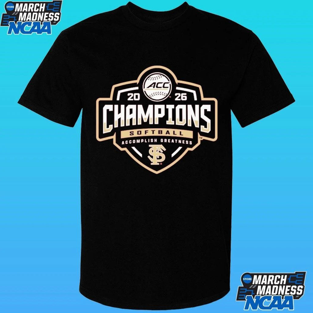 Florida State Seminoles Garnet 2026 Acc Softball Tournament Champions Locker Room Shirt