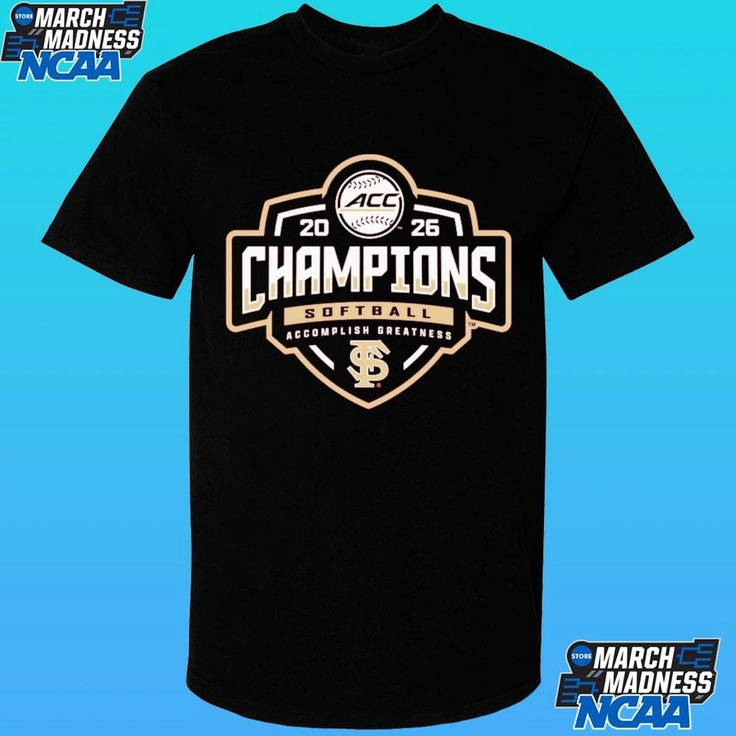 Florida State Seminoles Garnet 2026 Acc Softball Tournament Champions Locker Room Shirt