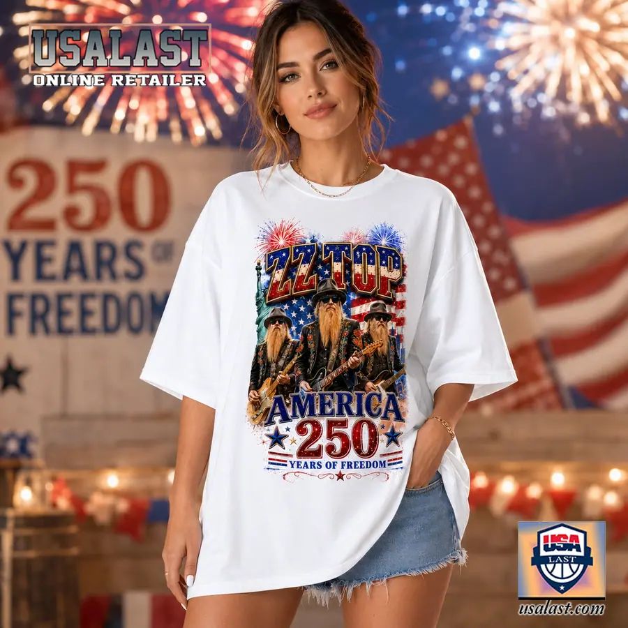 ZZ Top Bless America 250th Anniversary 3D T-Shirt