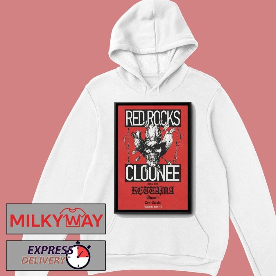Cloonee May 9 2026 Red Rocks Amphitheatre in Morrison CO Poster shirt