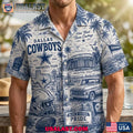 Dallas Cowboys Tropical Vibes Hawaiian Shirt