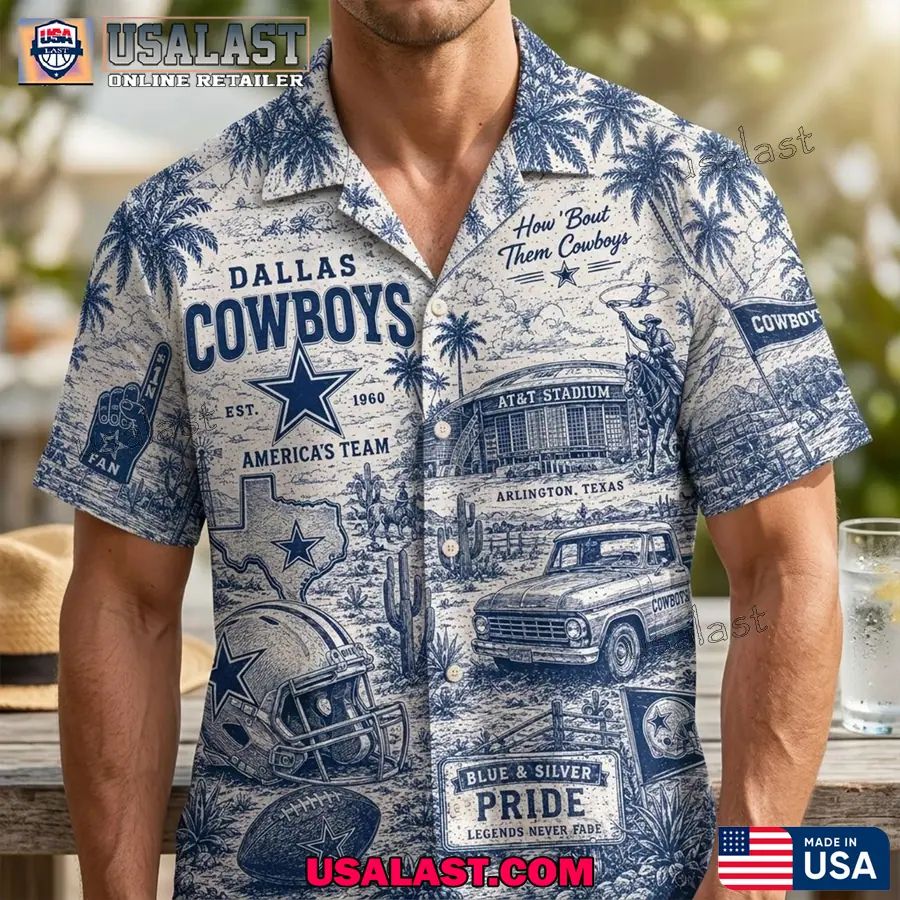 Dallas Cowboys Tropical Vibes Hawaiian Shirt