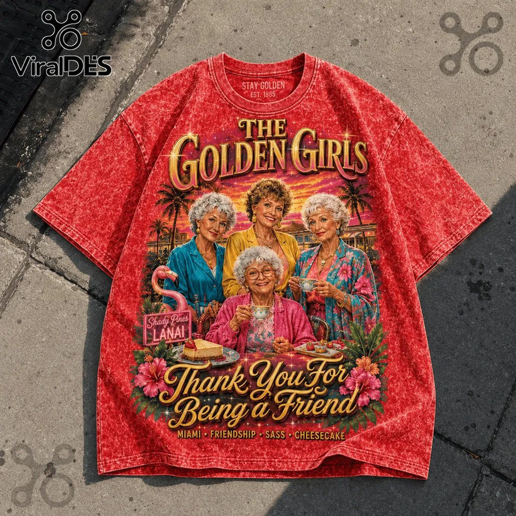 The Golden Girls Red Tie Dye T-Shirt