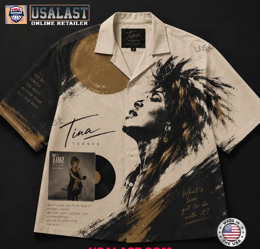 Tina Turner Simply The Best Short Sleeve Hawaiian Shirt