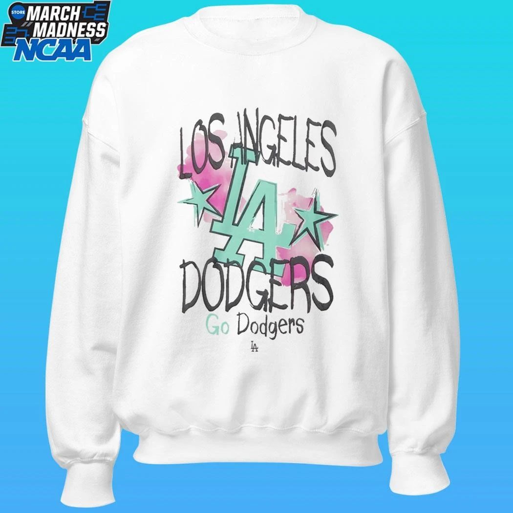 New Era Los Angeles Dodgers Go Dodgers Watercolor Shirt