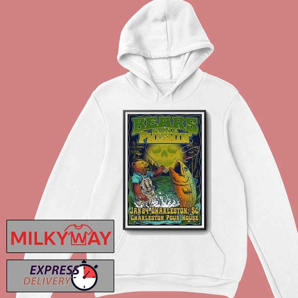Bears Gone Phishin’ Charleston Tour On Jan 24 2026 Poster shirt