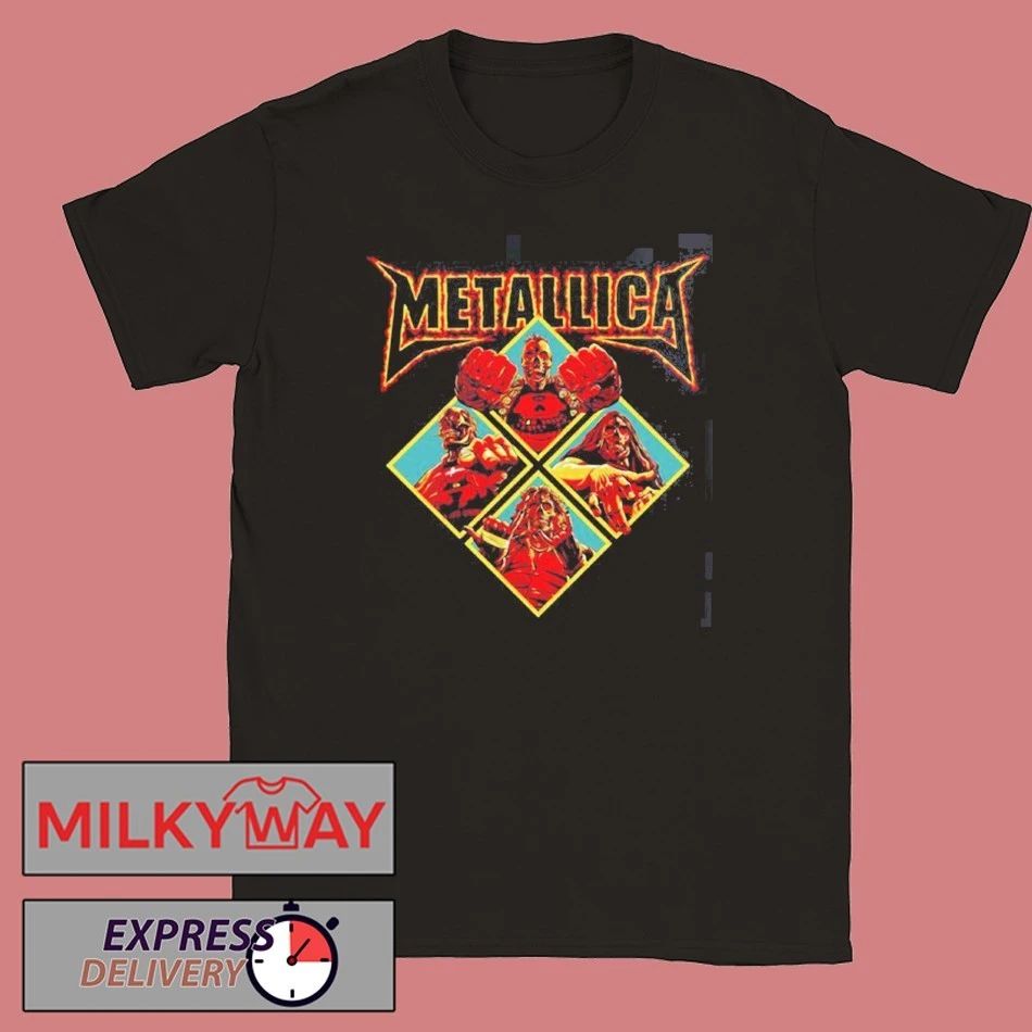 Metallica M72 Secret E Store M72 World Tour Skeleton Diamond T-Shirt