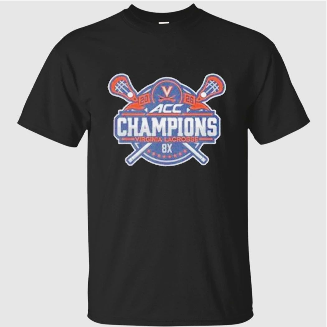 Virginia Cavaliers 8X ACC Lacrosse Champions Shirt