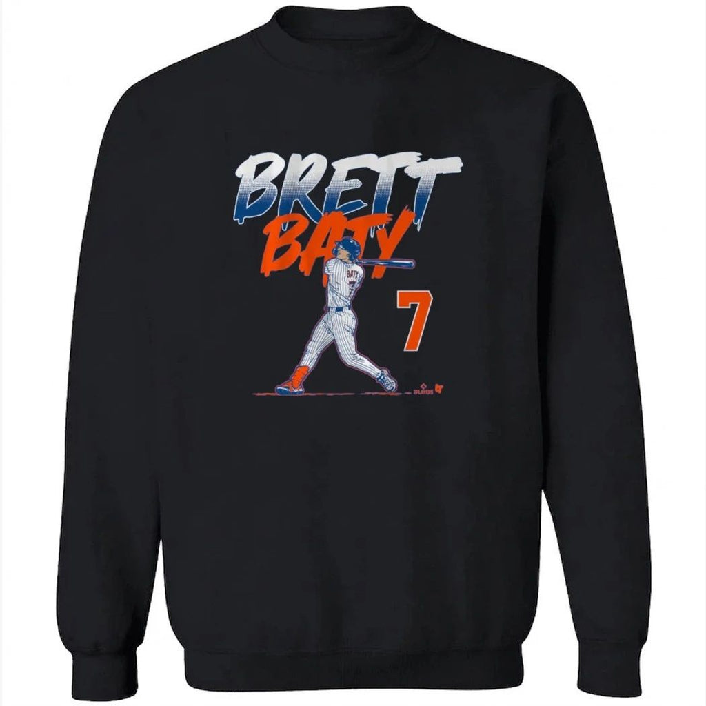 Brett Baty Slugger Swing Number Shirt
