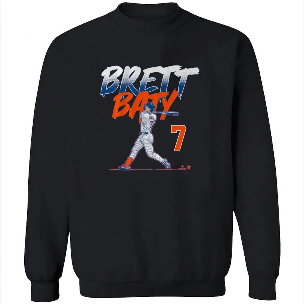 Brett Baty Slugger Swing Number Shirt