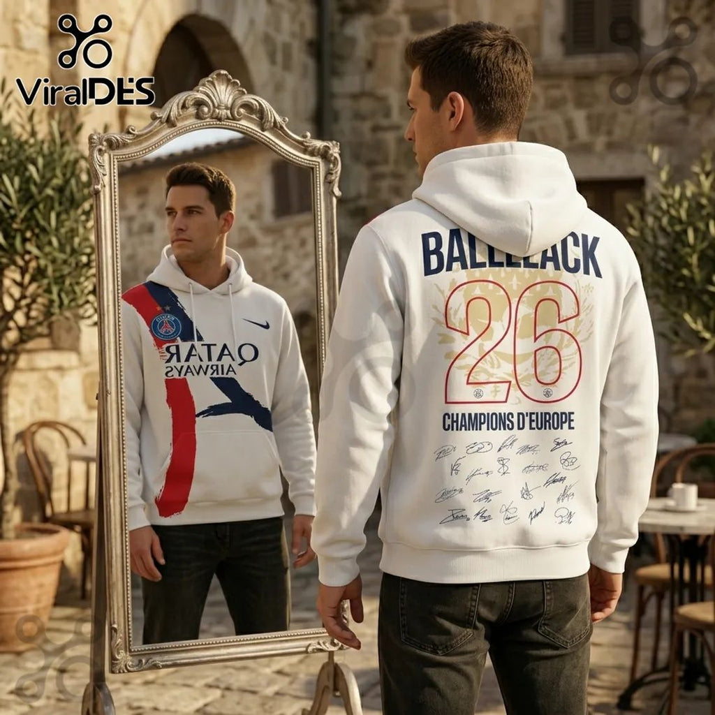 Paris Saint-Germain 25/26 Champions League Champions Hoodie