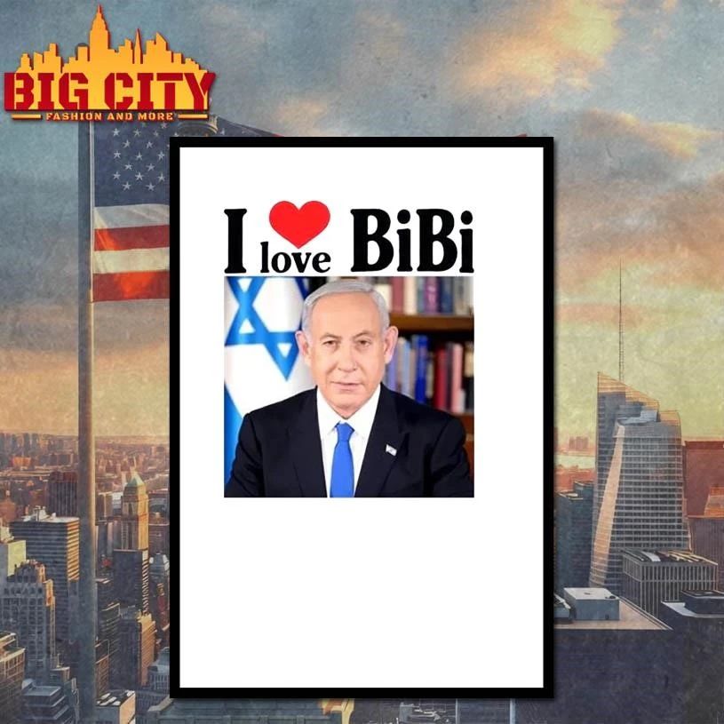 Trump I Love Bibi Benjamin Netanyahu Shirt