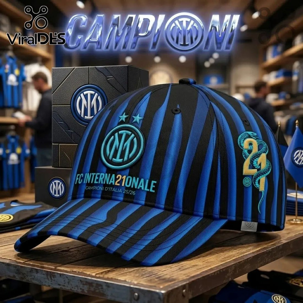 Inter Milan 25/26 Scudetto Champions Baseball Cap