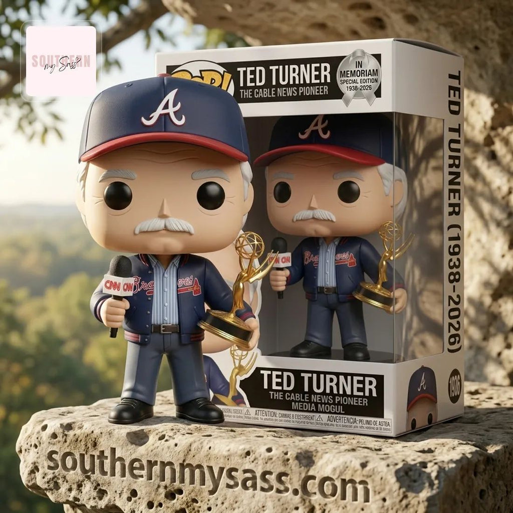 Ted Turner Cable News Pioneer In Memoriam 1938-2026 Special Edition Funko Pop Figure Doll