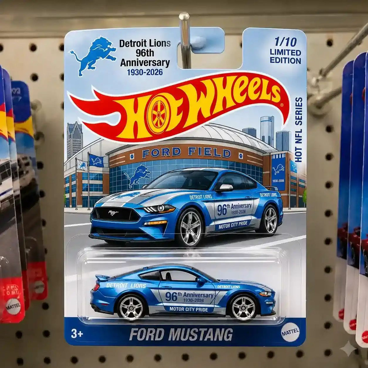 Wheels Detroit Lions 96th Anniversary Ford Mustang