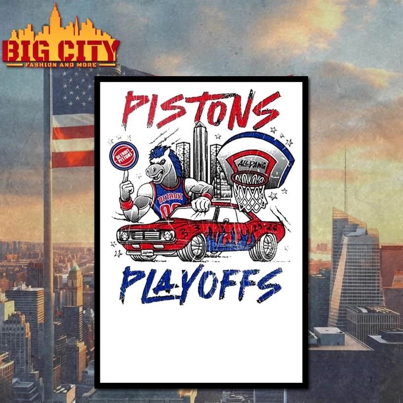 Detroit Pistons Playoffs 26 JustbyJuliana Shirt