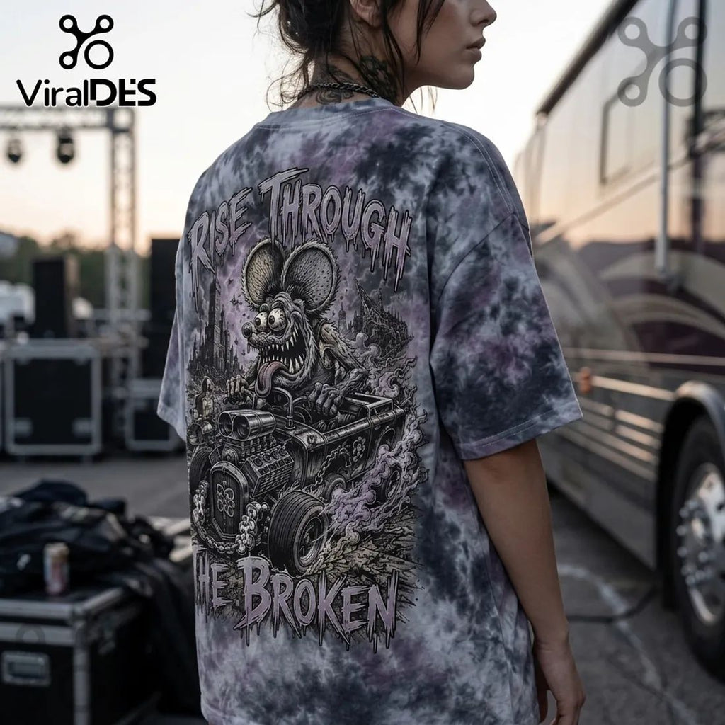 Breaking Benjamin Rat Mascot Tie Dye T-Shirt