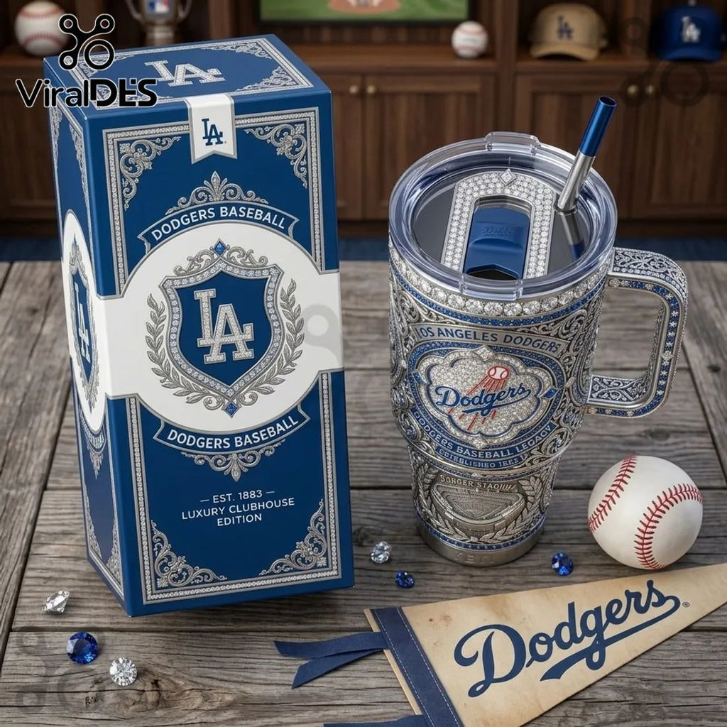 Los Angeles Dodgers Luxury Engraved 40oz Colossus Travel Mug
