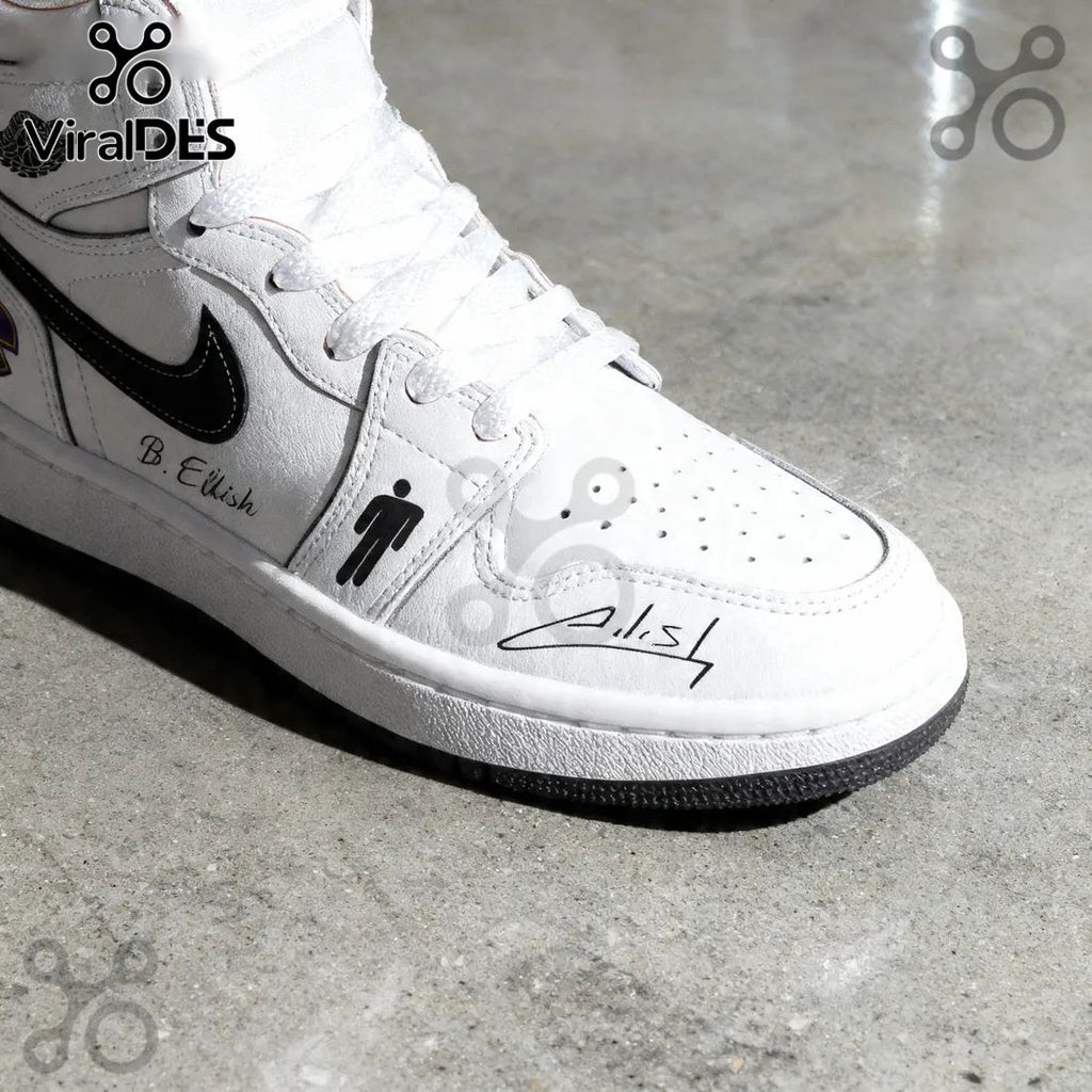Billie Eilish Hit Me Hard and Soft Tour Custom High-Top Sneakers