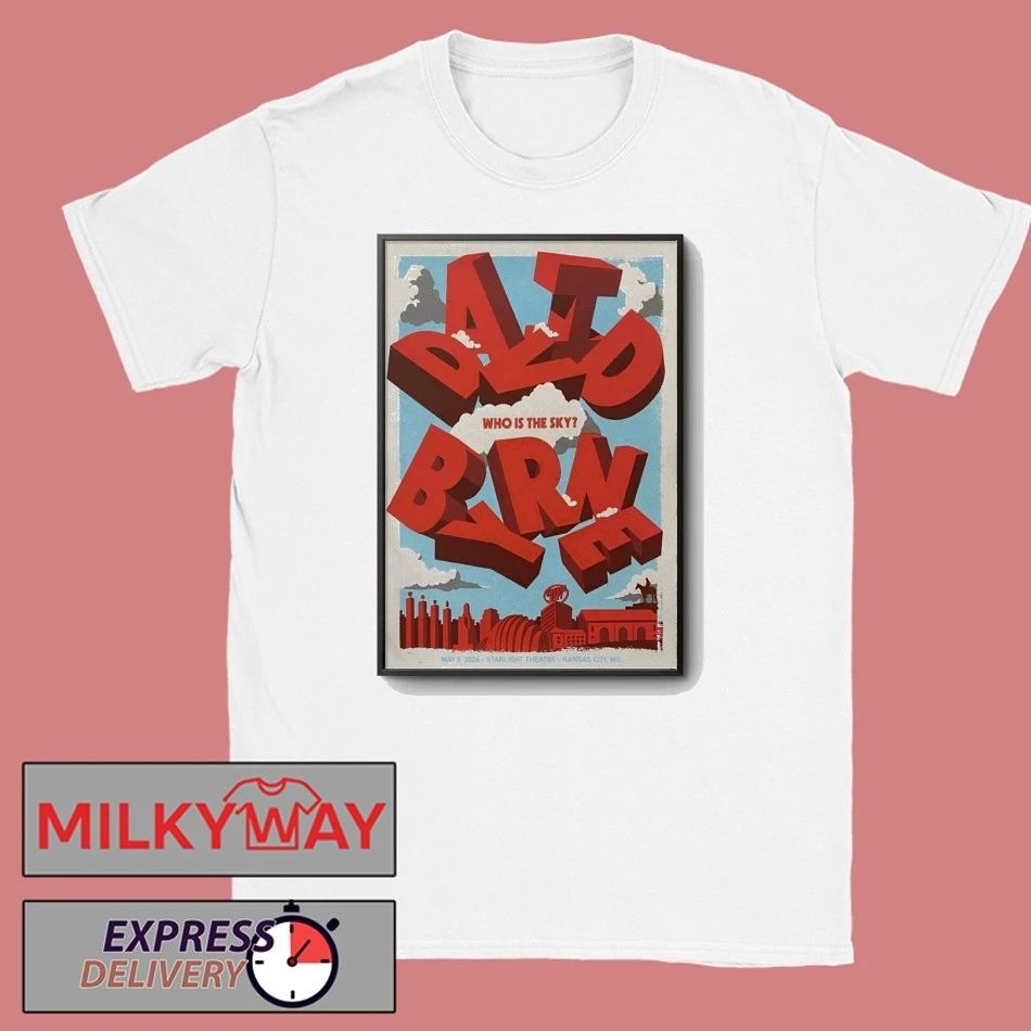 David Byrne In Kansas City MO On May 5 2026 Poster shirt
