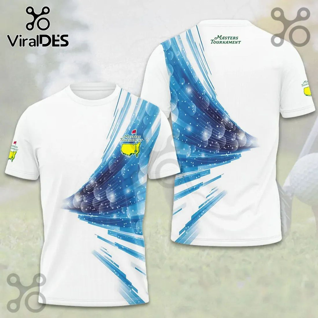 Masters Tournament Golf Fan Gear 3D Graphic White Blue Hoodie