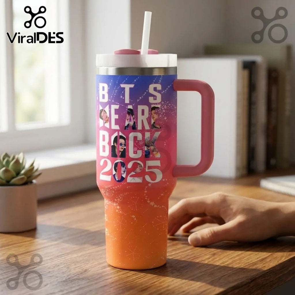 BTS 2025 Festa Stainless Steel Handle Tumbler