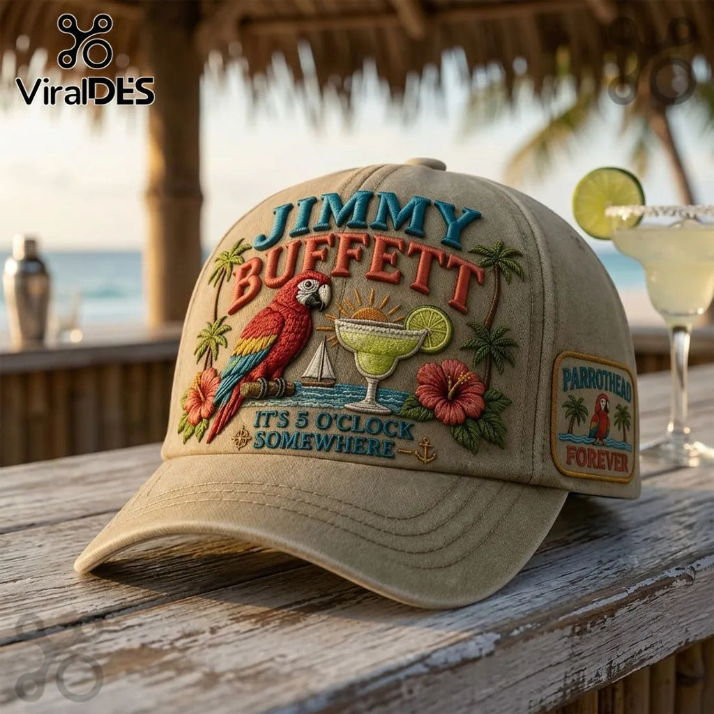 Jimmy Buffett Margaritaville It’s 5 O’Clock Somewhere Baseball Cap