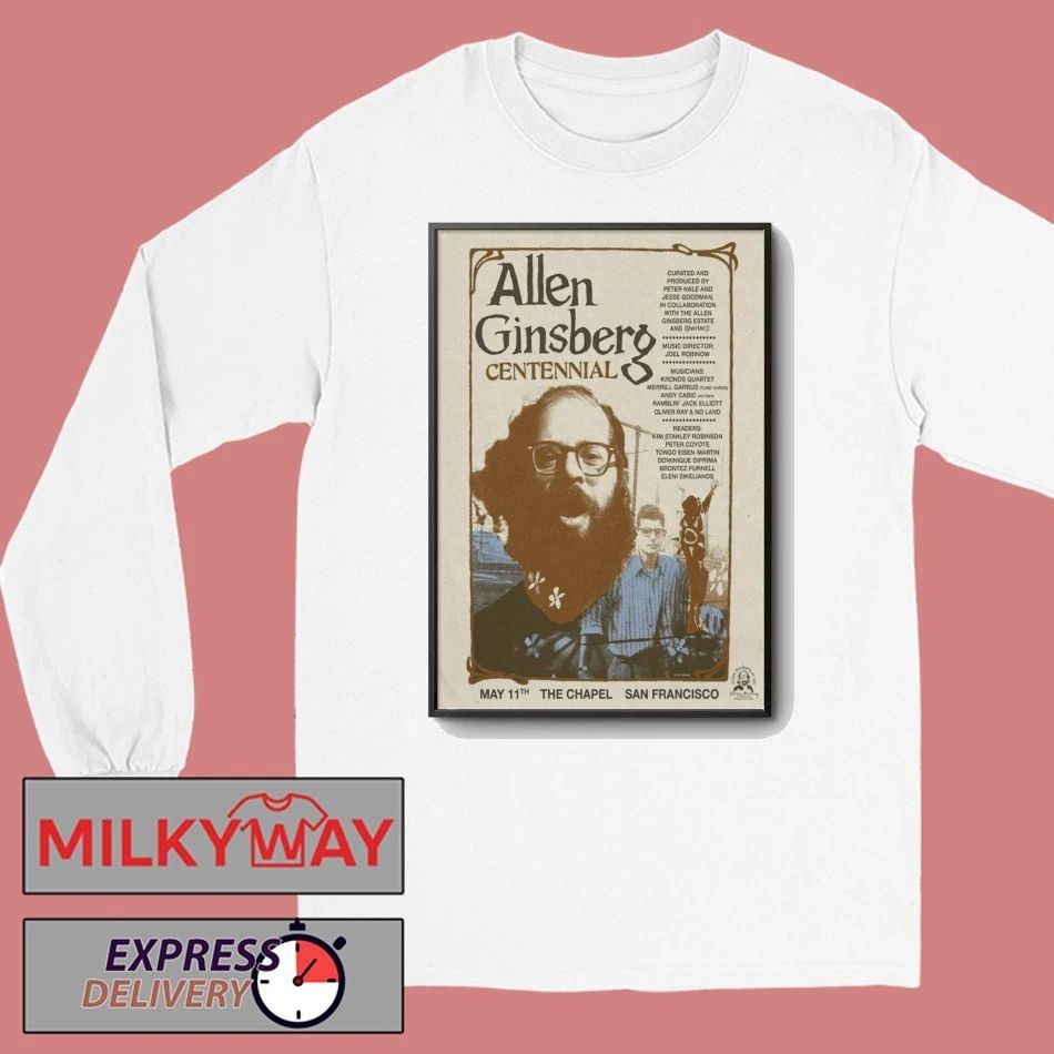 May 11 2026 Allen Ginsberg Poster The Chapel, San Francisco LIMITED shirt