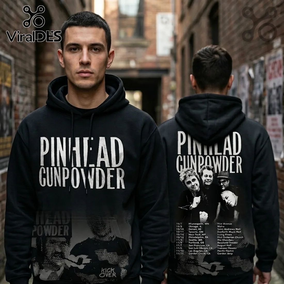 Pinhead Gunpowder Headline Tour 2026 Limited Edition Pullover Hoodie