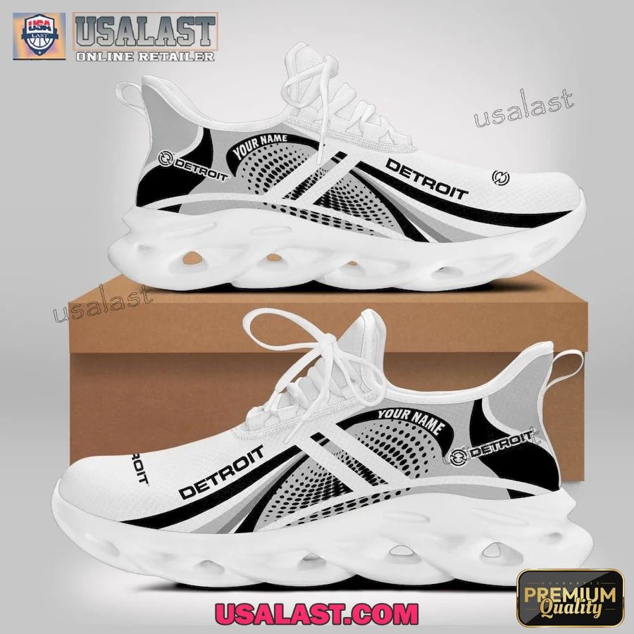 Detroit Diesel Tractor Personalized Max Soul Shoes