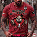 Georgia Bulldogs Go Dawgs Sic Em 3D Tee Shirt