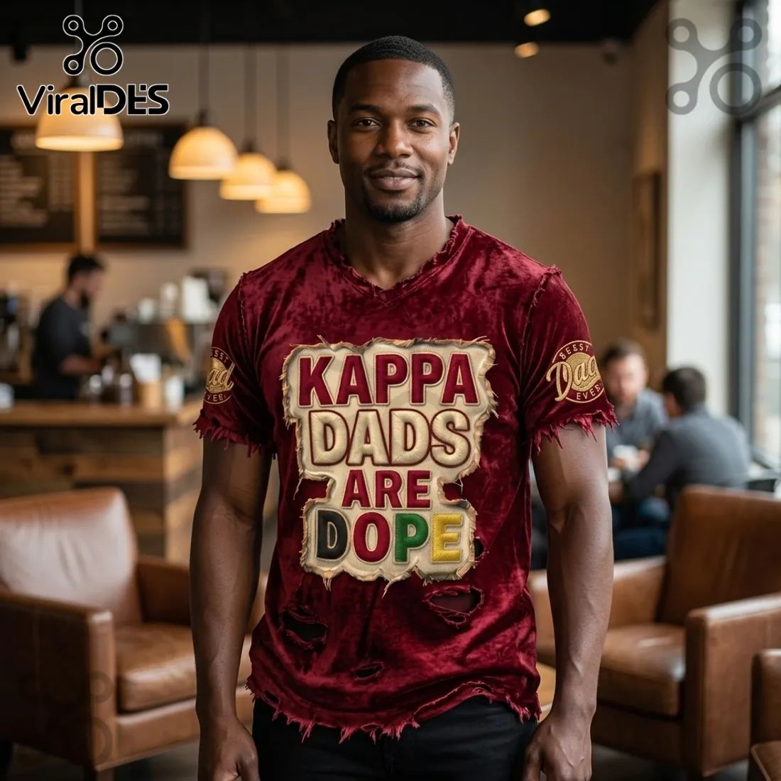 Kappa Alpha Psi Fraternity Kappa Dads Are Dope Burgundy Shirt