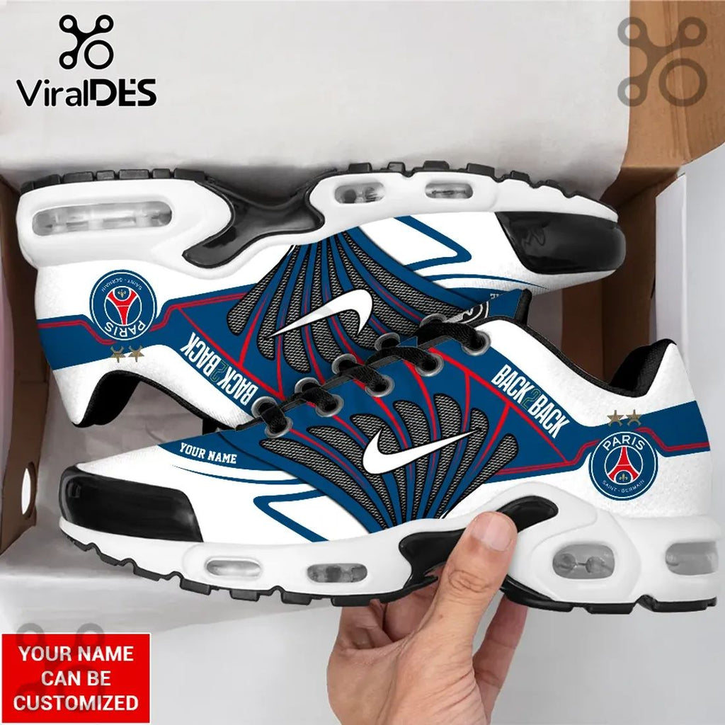 Paris Saint-Germain Back 2 Back Champions Custom Name Air Max Plus