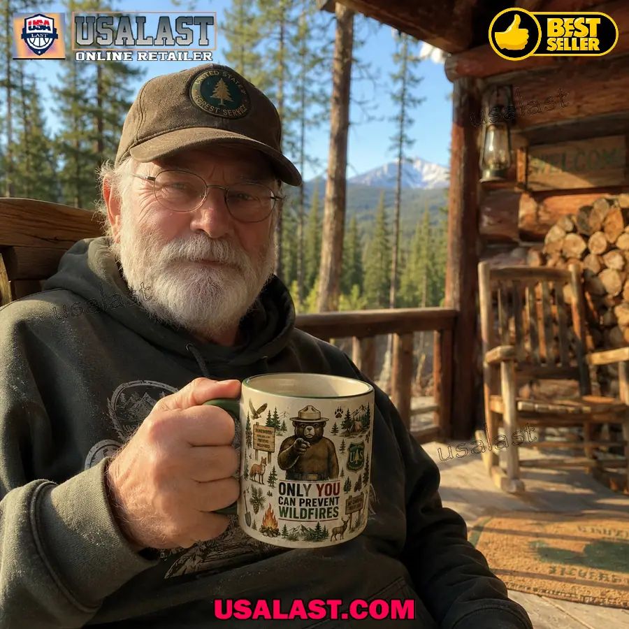 USFS Smokey Bear Only You Can Prevent Wildfires Coffee Mug