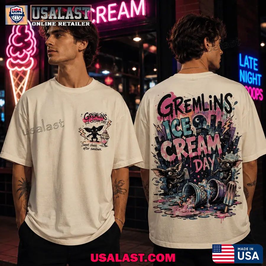 Gremlins Ice Cream Day Premium 3D Shirt